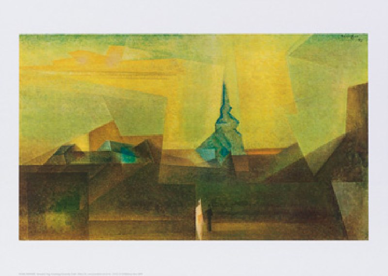 Bild:  Lyonel Feininger - Nermsdorf