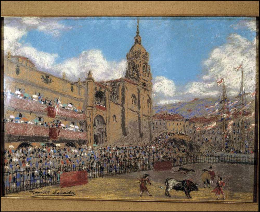 Toros De San Anton. Alarde De Martinchu von Manuel Losada