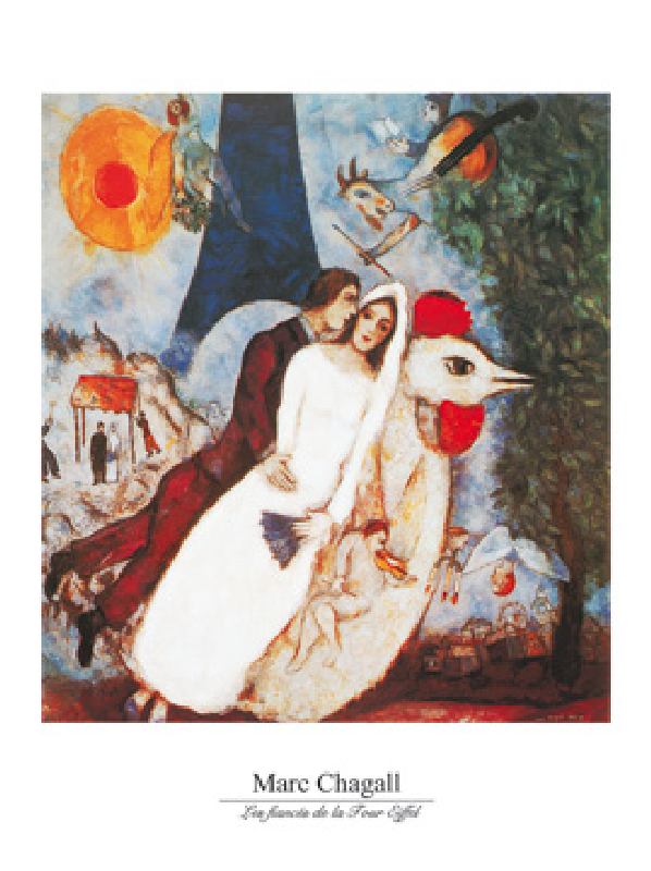 Bild:  Marc Chagall - Les fiances  - (MCH-622)