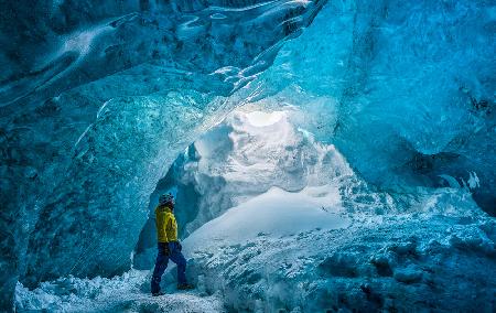 Blaue Eishöhle