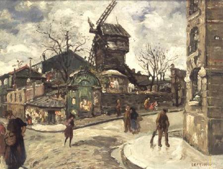 Le Moulin de la Galette von Marcel Leprin