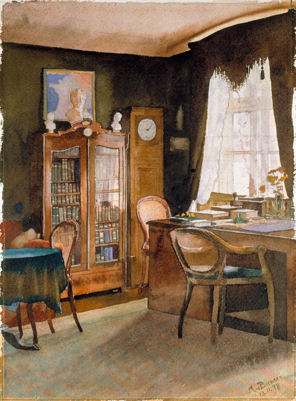 T. Fontanes Arbeitszimmer von Marie von Bunsen