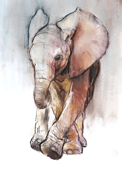 Baby Elephant 2, Loisaba von Mark  Adlington