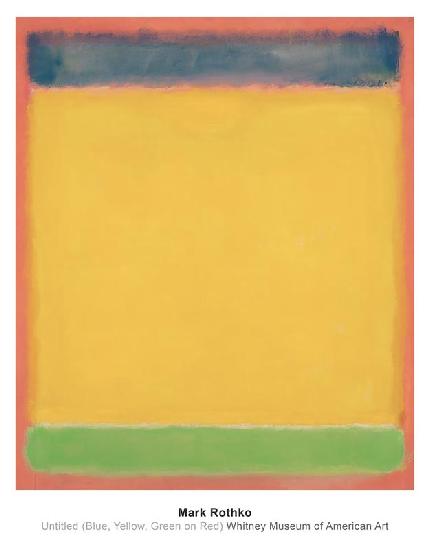 Untitled (Blue, Yellow, Green, Red)