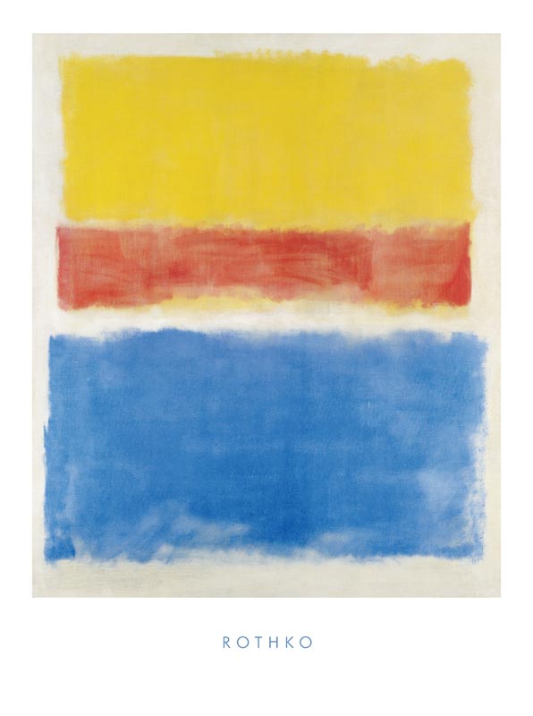 Bild:  Mark Rothko - Untitled (Yellow-Red and Blue)