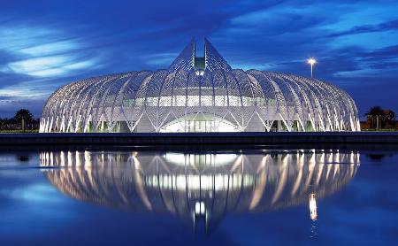 Polytechnische Universität von Florida bei Nacht