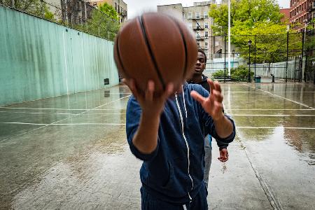 Spiel im Regen