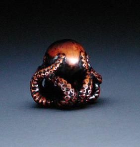 Netsuke depicting an octopus c.1760-70