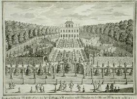 View of a princely residence near Munich, from 'Erlustierende Augenweide in Vorsetellung Herrliche G published