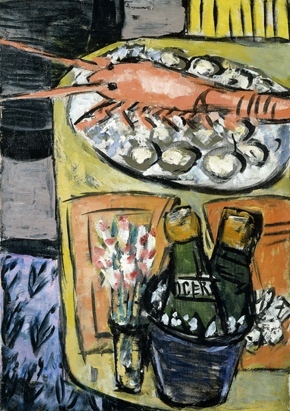 Hummerstilleben. 1941 von Max Beckmann