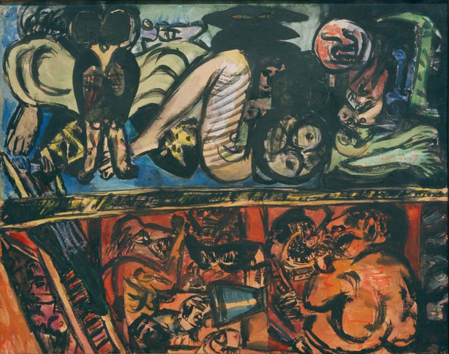 Hölle und Vorhölle von Max Beckmann