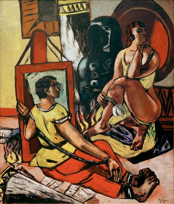 Versuchung (Versuchung des hl. Antonius) von Max Beckmann