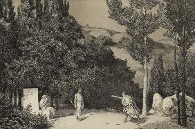 Pyramus und Thisbe II (aus dem Zyklus Opus II. Rettungen ovidischer Opfer) 1879