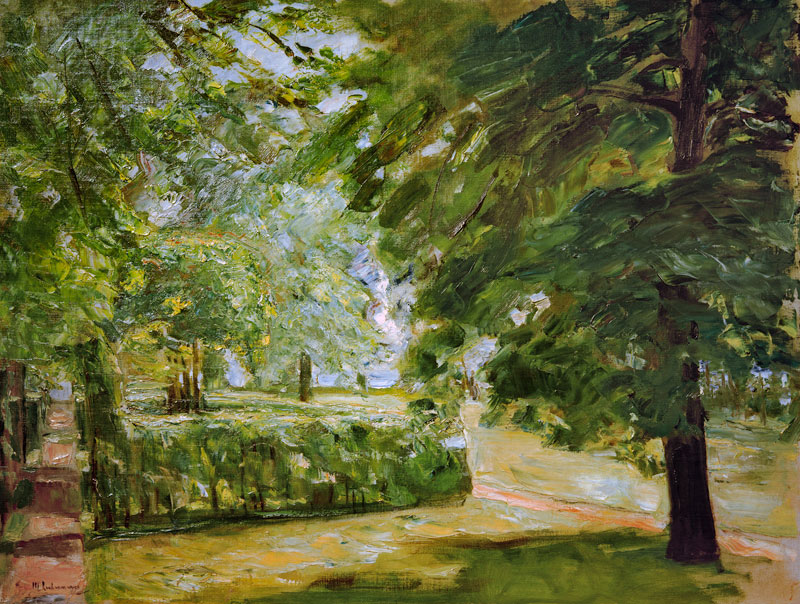 Die Heckengärten in Wannsee nach Osten von Max Liebermann