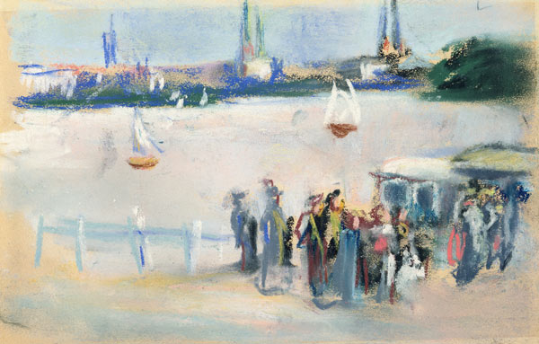 View of the Aussenalster von Max Liebermann