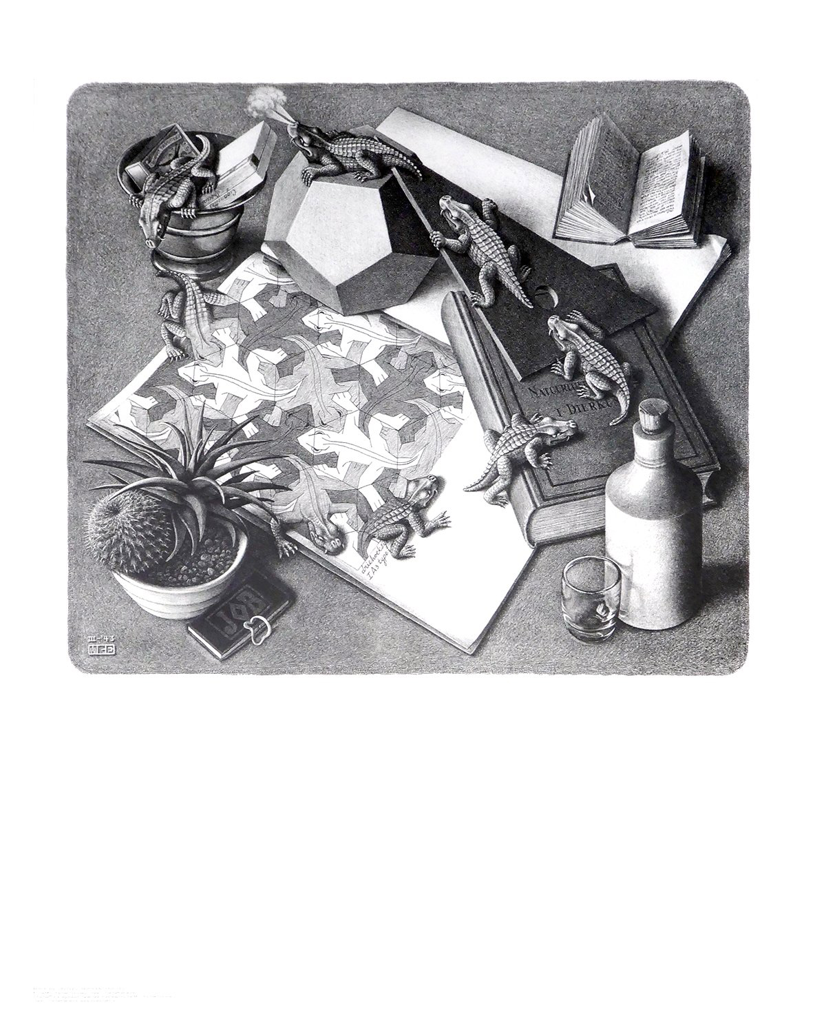 Bild:  M.c. Escher - Reptilien  - (ESE-02)