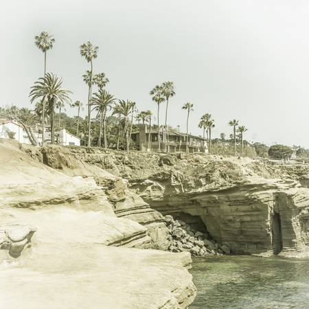 SAN DIEGO Vintage Sunset Cliffs 