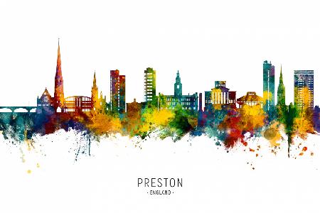 Skyline von Preston,England