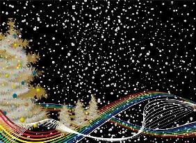 rainbow christmas