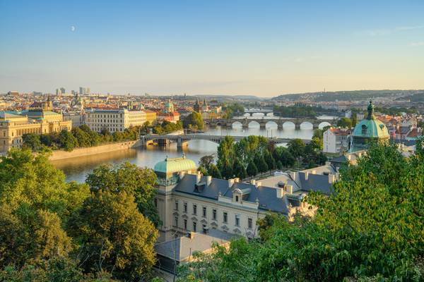 Blick über Prag von Michael Valjak