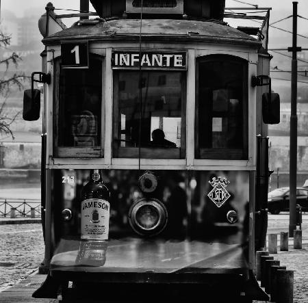 Straßenbahn in Porto Portugal