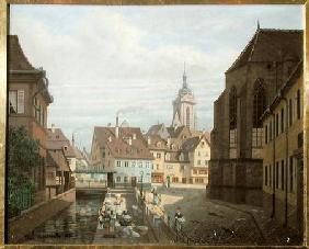 Place des Dominicains, Colmar 1876