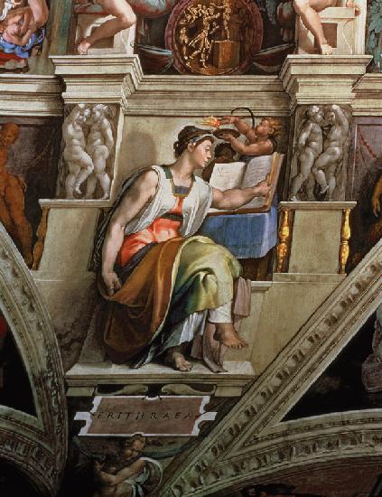 Sistine Chapel Ceiling: Eritrean Sibyl 1510