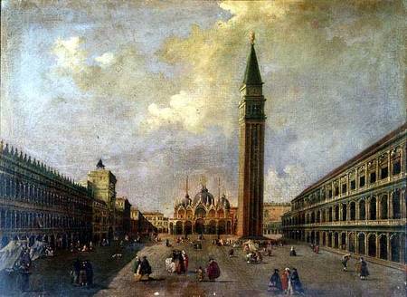 St. Mark's Square with the Campanile von Michele Marieschi