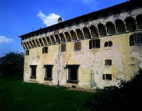 Villa Medicea di Cafaggiolo, begun 1451 (photo) 20th