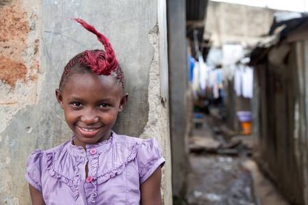 Einhorn Portrait Mädchen in Nairobi, Kenia (Kenya) 2019
