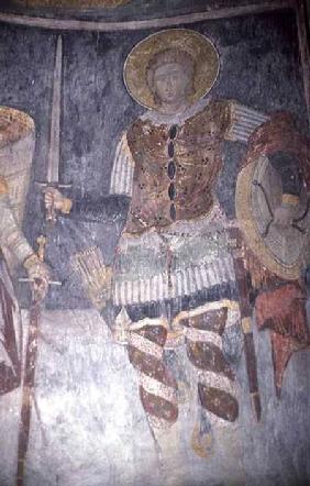 Fresco of St. Procopius in the church 1413-17