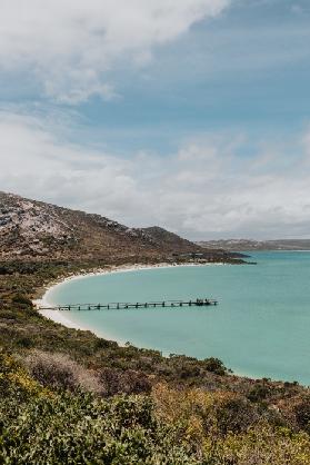 West Coast National Park Lagune mit Steg 2018