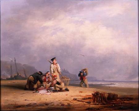 Fisherfolk Sorting their Day's Catch von Nicholas Condy