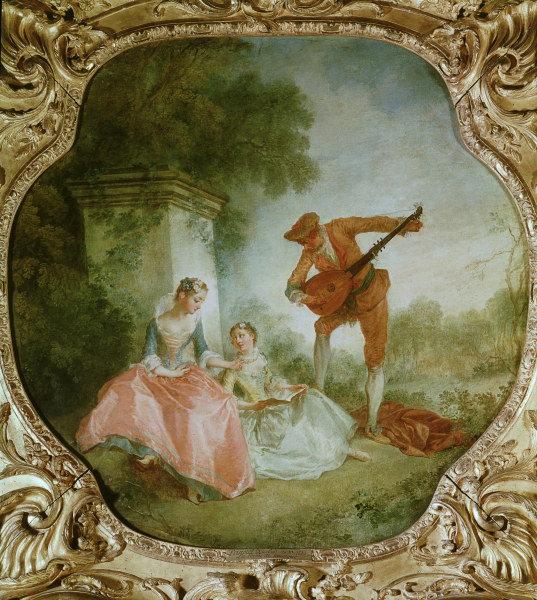 N.Lancret, Die Musikstunde von Nicolas Lancret