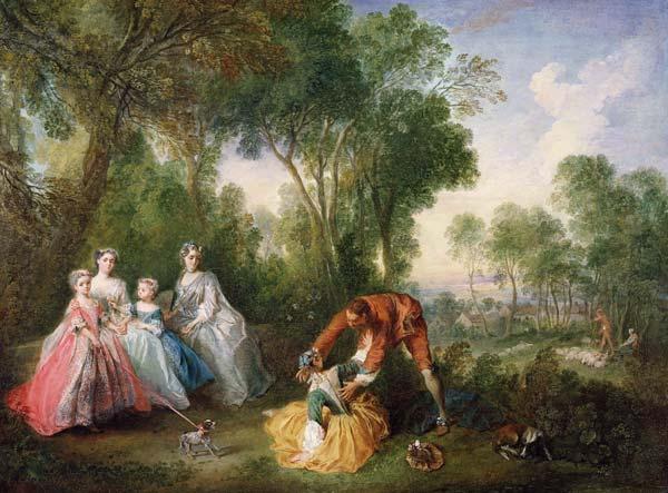 Die Familie Bourbon-Conti 1737