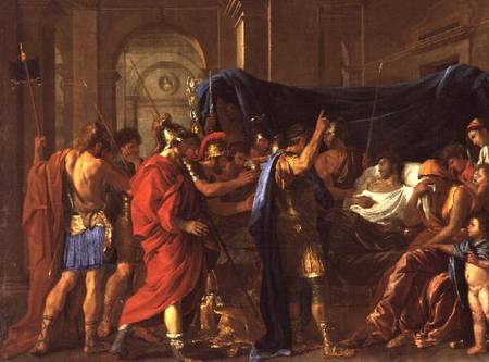 The Death of Germanicus von Nicolas Poussin