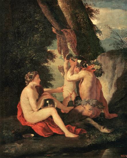 Satyr und Nymphe