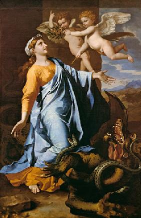 N.Poussin / St.Margarete / Paint./ C17