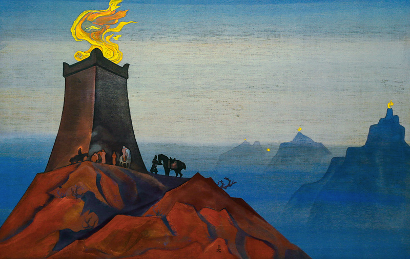 Blumen von Timur (Die Siegeslichter) von Nikolai Konstantinow Roerich