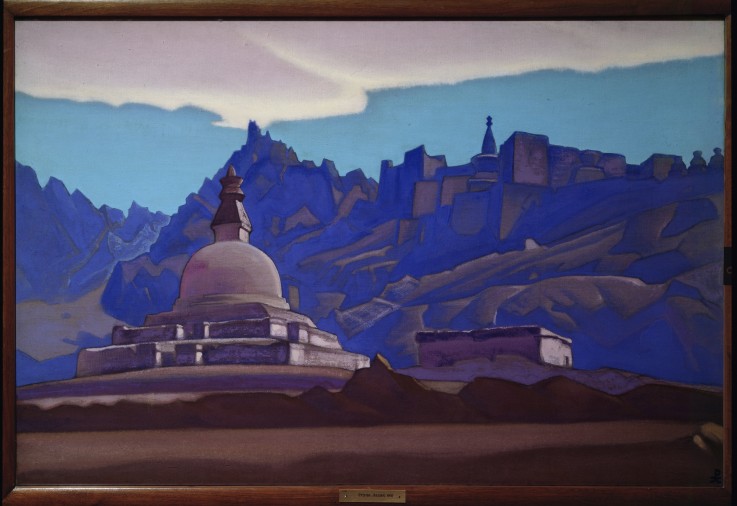 Grabhügel. Ladakh von Nikolai Konstantinow Roerich