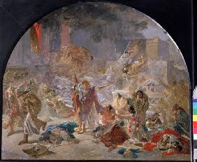 Die Zerstörung des Tempels in Jerusalem 1859