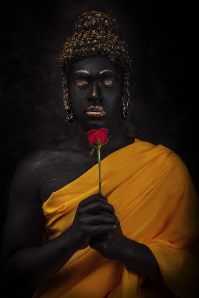 Konzeptuelle Buddha-Kunst von Nilendu Banerjee