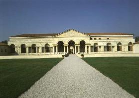 The Loggia di Davide (or D'Onore), garden facade designed by Giulio Romano (1499-1546), 1524-34 (pho 1889