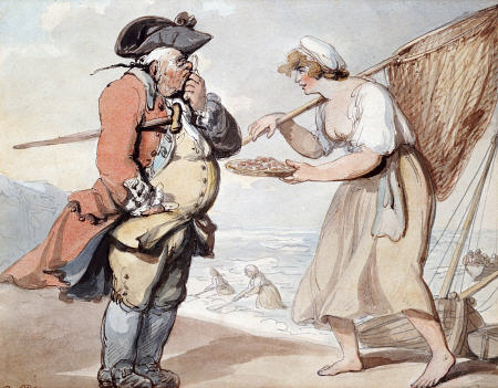 A Shrimp, Sir?  Thomas Rowlandson (1756-1827) von 