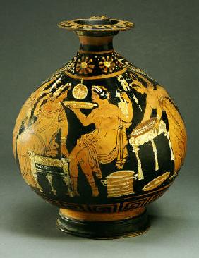 A Large Apulian Red-Figure Askos