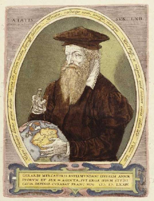 Bildnis von Gerhard Mercator von 