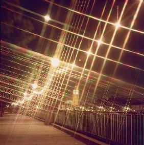 Banks of the Thames by night