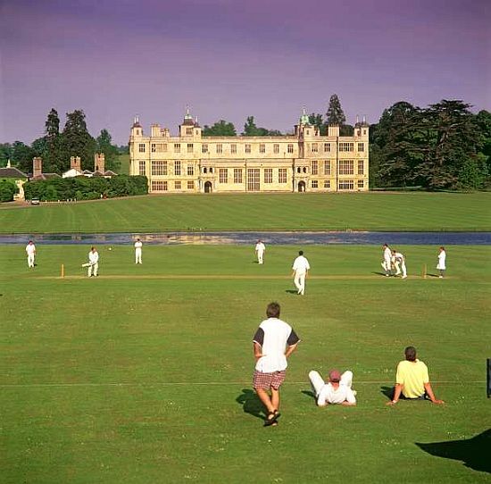 Cricket Match in the Grounds of Audley End, Near Saffron Walden von 