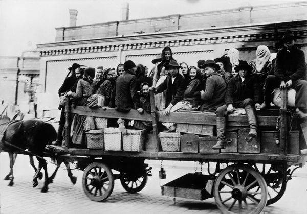 Fuhre ''Sachsengaenger'' in Berlin/1908 von 