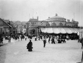 Helgoland,Kurhaus und Kaiserstrasse/Foto